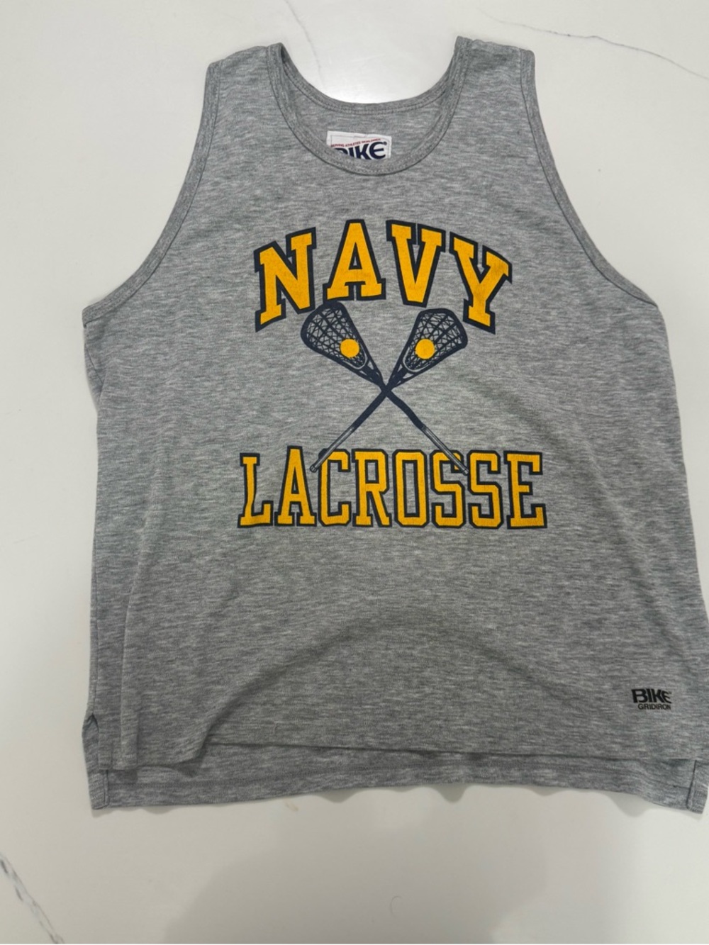 Vintage USA Made Navy Lacrosse Tank Top 🥍